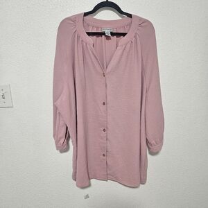 Catherines peasant boho style top size 3x